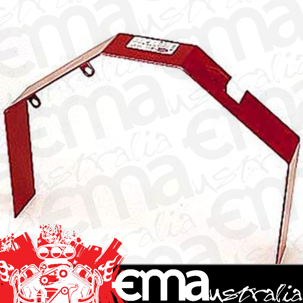 TCI Auto TCI940003 Automatic Transmission Shield FleXPlate Steel Red Powdercoated Chev 3-Speed 4-Speed Automatic Kit