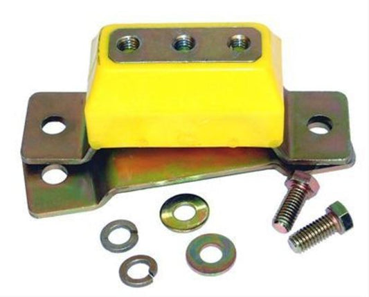 TCI Auto TCI952501 Bushing Transmission Crossmember Mount Zinc Finish Yellow Ford