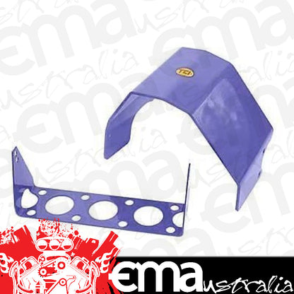 Ford C6 Transmissions Transmission Shield Sfi-ApprOved Aluminium Blue Powdercoated TCI Auto TCI976005