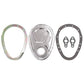 Trans-Dapt TD8909 Trans Dapt Chrome 2 Piece Timing Cover Set suit Chev SB 283-400 V8