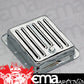 Trans-Dapt TD9531 Trans Dapt Chrome Finned Stock Transmission Pan suit Ford C4 Transmission