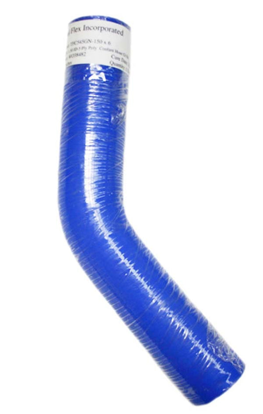 Thermal Flex TFC545GN-150x6 45¡ Bend Silicone Hose - Blue 1.50" I.D 6" Legs