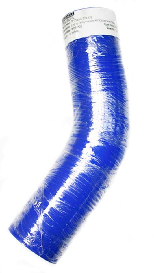 Thermal Flex TFC545GN-225x6 45¡ Bend Silicone Hose - Blue 2.25" I.D 6" Legs