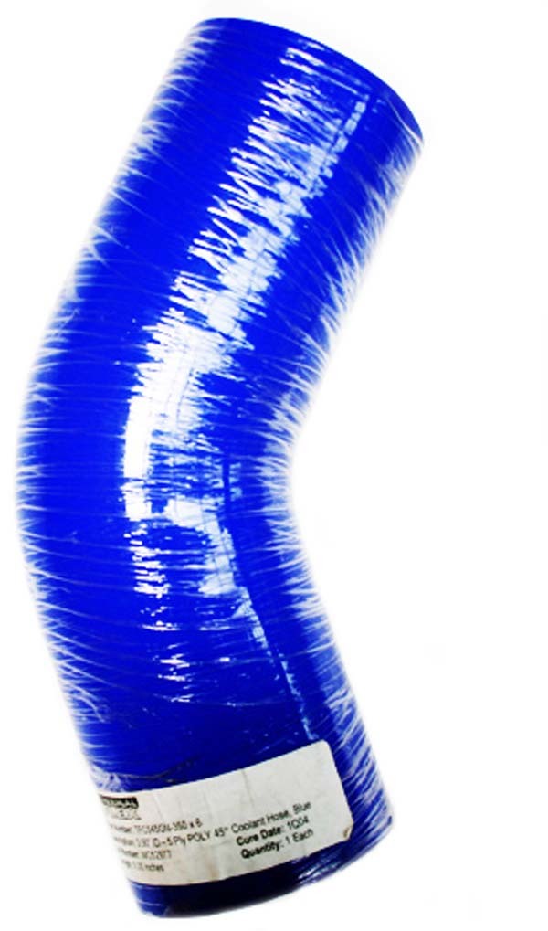 Thermal Flex TFC545GN-350x6 45¡ Bend Silicone Hose - Blue 3.50" I.D 6" Legs