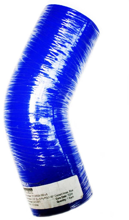 Thermal Flex TFC545GN-350x6 45¡ Bend Silicone Hose - Blue 3.50" I.D 6" Legs