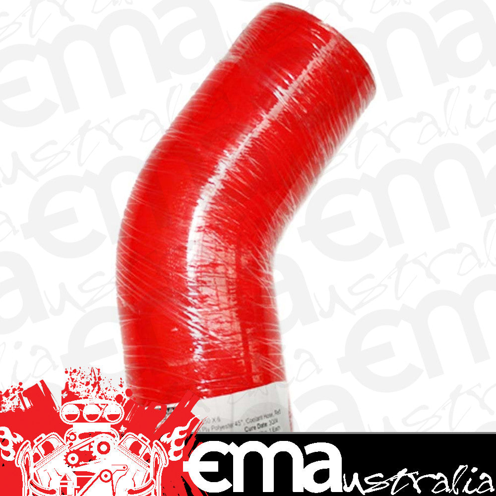 Thermal Flex TFC545GNR-350x6 45¡ Bend Silicone Hose - Red 3.50" I.D 6" Legs