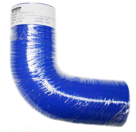 Thermal Flex TFC590GN-275x6 90¡ Bend Silicone Hose - Blue 2.75" I.D 6" Legs