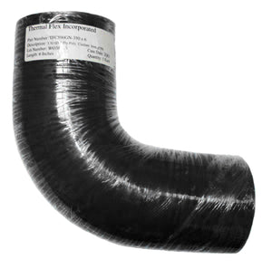 Thermal Flex TFC590GNB-275x6 90¡ Bend Silicone Hose - Black 2.75" I.D 6" Legs