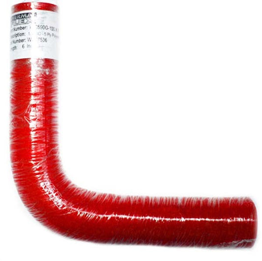 Thermal Flex TFC590GNR-200x6 90¡ Bend Silicone Hose - Red 2.00" I.D 6" Legs