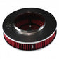 TFI Racing TFI-45722 45722 Extraflow Red/Chrome Air Cleaner Filter 9"x 2" Assy fit Holley 5-1/8" Base