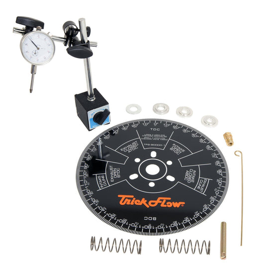 Trick Flow Specialties TFS90000-16 Trick Flowƒ© Cam Degree Kit 11" Wheel w/ Dial Indicator & Carry Case