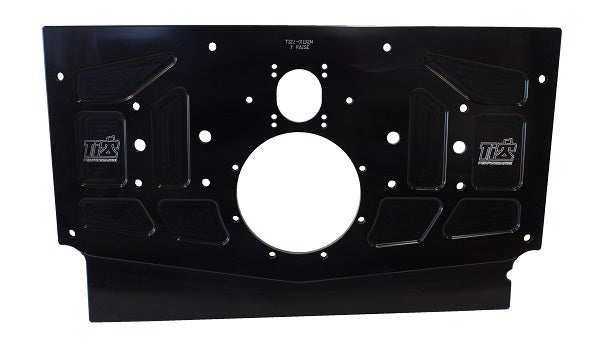 TI22 TI22-01132N Rear Motor Plate suit Sprint Car w/ 1" Raised Rail Black Anodised