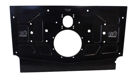 TI22 TI22-01132N Rear Motor Plate suit Sprint Car w/ 1" Raised Rail Black Anodised