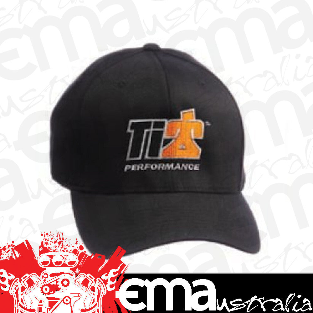 TI22 TI22-LOGOHATSM Logo Hat Black Flexfit Small - Medium -Logo Hat Sm