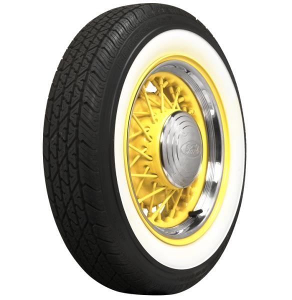 BF Goodrich TIRBFG165R15 165/65R-15 Radial Tyre w/ 2-1/4" Whitewall Tirbfg165/R15