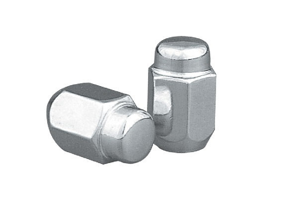 Topline TLC1402-4 Heat Treated Acorn Wheel Nuts - 13/16" Hex 7/16" Thread Closed End (Set of 4)