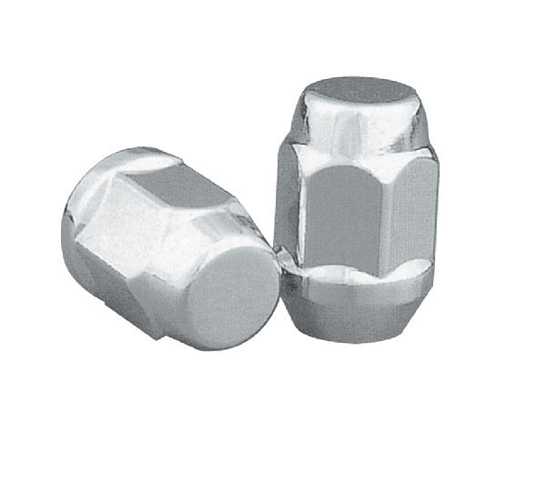 Topline TLC1706H-4 One Piece Bulge Acorn Wheel Nuts - 13/16" Hex 12mm x 1.25" Thread Closed End (Set of 4)