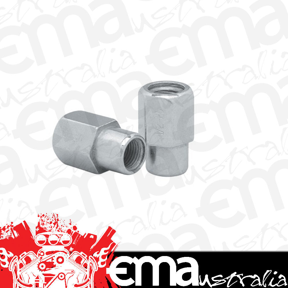 Topline TLC4002-0-4 Short Mag Wheel Nuts - 13/16" Hex 7/16" Thread Open End (Set of 4)