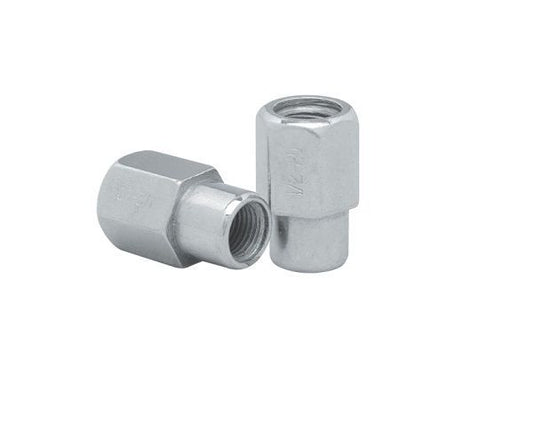 Topline TLC4004-0-4 Chrome Short Mag Wheel Nuts 1/2" Open End 4 Pack