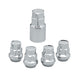 Topline TLC40405C Chrome Tapered Wheel Lock Nuts 1/2" Thread Closed End (Set of 4)