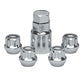 Topline TLC41205C Chrome Tapered Opend End Wheel Lock Nuts 7/16" Thread (Set of 4)