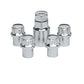 Topline TLC42205C Standard Mag Wheel Lock Nuts - 1.50" Tall 0.60" Shank 7/16" Thread (Set of 4)