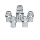 Topline TLC42405C Standard Mag Wheel Lock Nuts - 1.50" Tall 0.60" Shank 1/2" Thread (Set of 4)
