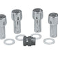 Topline TLC42405xLC Standard Mag Wheel Lock Nuts - 2.3" Tall 0.60" Shank 1/2" Thread (Set of 4)