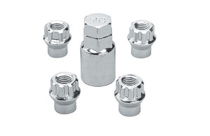 Topline TLC43705C Open End Et Wheel Lock Nuts - 1.10" Tall 0.310" Shank 12mm x 1.50" Thread (Set of 4)