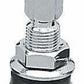 Topline TLC501-4 Chrome Plated Bolt-In Valve Stems Outer Mount Large Dia. 4 Pack