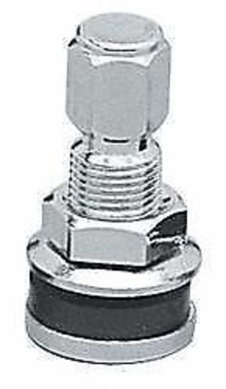 Topline TLC501-4 Chrome Plated Bolt-In Valve Stems Outer Mount Large Dia. 4 Pack