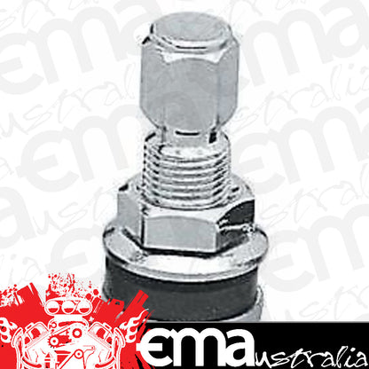 Topline TLC501-4 Chrome Plated Bolt-In Valve Stems Outer Mount Large Dia. 4 Pack