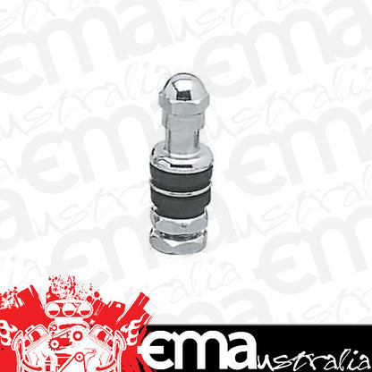 Topline TLC502-4 Chrome Plated Bolt-In Valve Stems Inner Mount Small Dia. 4 Pack