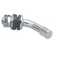 Topline TLC503-1 Chrome Plated Bolt In Angle Type Valve Stems Single