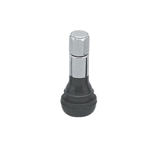 Topline TLC504-4 Rubber/Chrome Pull Through Valve Stems (Set of 4)