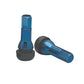 Topline TLC504B-4 Rubber Pull Through Valve Stems Blue Finish (Set of 4)