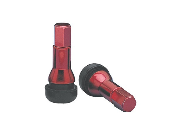Topline TLC504R-4 Valve Stems Pull-Thru Red