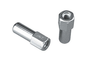 Topline TLC8854-0-4 xl Mag Wheel Nuts - 13/16" Hex 1/2" Thread 1.38" Shank Open End (Set of 4)