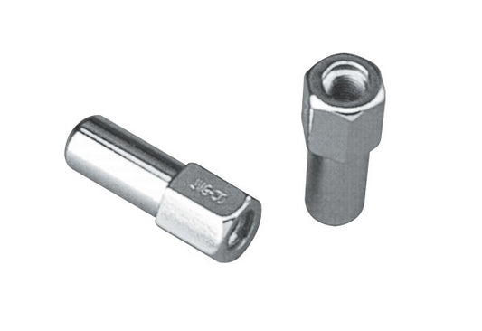 Topline TLC8854-0-4 xl Mag Wheel Nuts - 13/16" Hex 1/2" Thread 1.38" Shank Open End (Set of 4)
