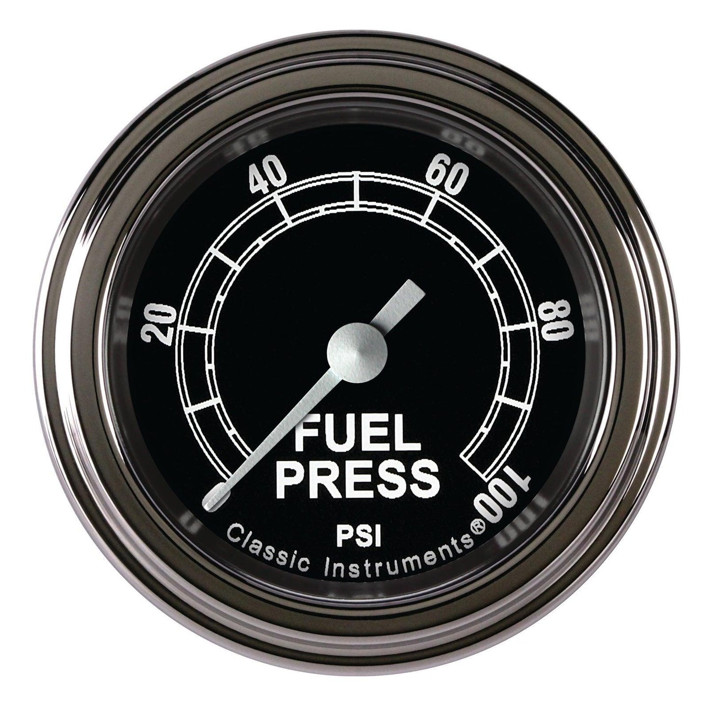 Classic Instruments TR146SLF Traditional 2-1/8" Full Sweep Fuel Pressure 100ps