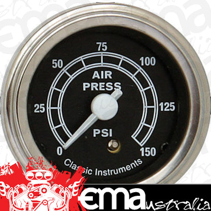 Classic Instruments TR16SLF Traditional - Air Pressure Gauge 2-1/8"