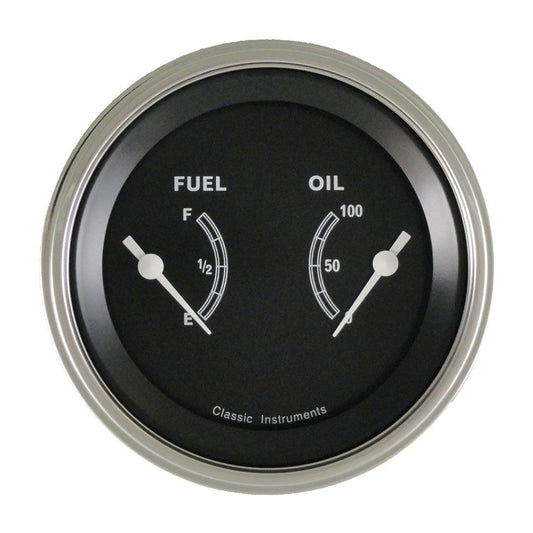 Classic Instruments TR72SLF Traditional - Dual Gauge Oil & Fuel (240-33 OHM)