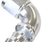 Aeroflow AF513-04S -4AN 90 Deg Full Flow Push Locsilver Full Flow Push Lock