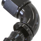 Aeroflow AF513-06BLK-25 -6AN 90 Deg Full Flow Push Locblack Full Flow Push Lock (25 Pack)