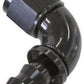 Aeroflow AF513-10BLK -10AN 90 Deg Full Flow Push Loblack Full Flow Push Lock