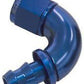 Aeroflow 400 series hose 12AN 120 Deg Full Flow Push Lblue Full Flow Push Lock Aeroflow Performance Products AF514-12