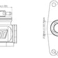 Turbosmart TS-0203-1215 Kompact Plumb Back Bov suit Wrx My01-My07 Sti My01-08