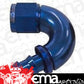 Aeroflow 400 series hose 8AN 150 Deg Full Flow Push Loblue Full Flow Push Lock Aeroflow Performance Products AF515-08