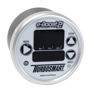 Turbosmart TS-0301-1001 E-Boost 2 60mm Boost Controller White 6 Stage 0-60 PSI