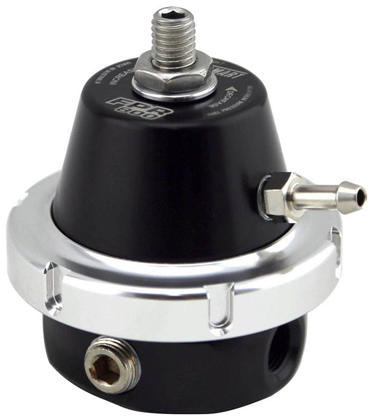 Turbosmart TS-0401-1102 EFI Fuel Pressure Regulator 800 HP Black w/ 1/8" Npt Inlet & Outlet & 1/8" Npt Gauge Port